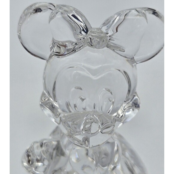 Lenox Mickey Minnie Mouse Crystal Salt Pepper Shakers Made Germany - Picture 3 of 12